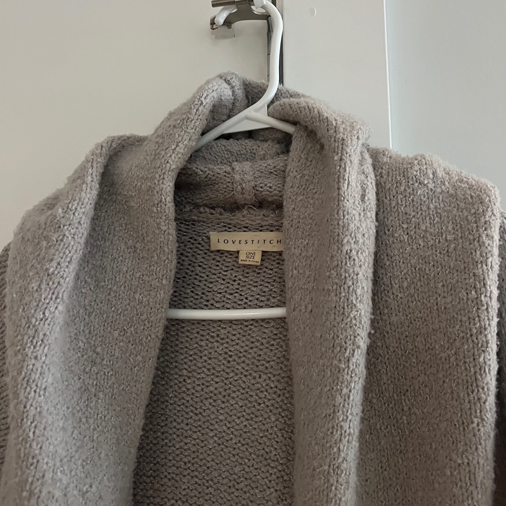 Long blanket coat - Picture 2 of 3